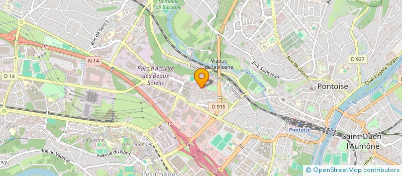 localisation de l'entreprise MONSIEUR ANDREI CHILARU  PONTOISE