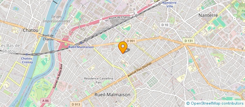 localisation de l'entreprise MONSIEUR ANDREI CIOBANU  RUEIL-MALMAISON