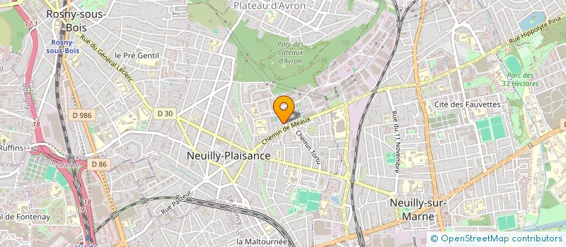 localisation de l'entreprise MONSIEUR ANDREI CIUTA  NEUILLY-PLAISANCE