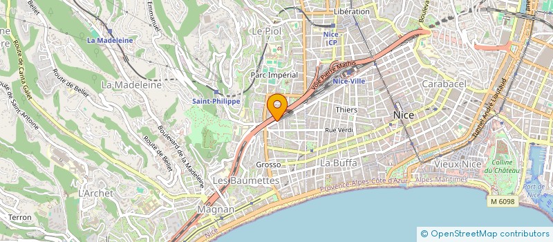 localisation de l'entreprise MONSIEUR ANDREI COBILEANU à NICE