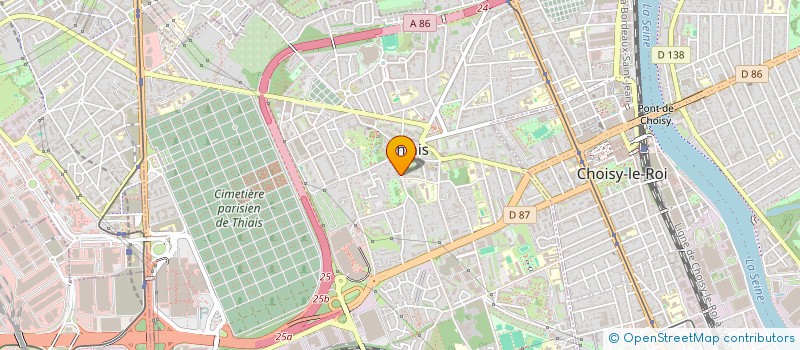 localisation de l'entreprise MONSIEUR ANDREI COCUZ  THIAIS