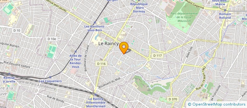 localisation de l'entreprise MONSIEUR ANDREI COLODROVSCHII  LE RAINCY