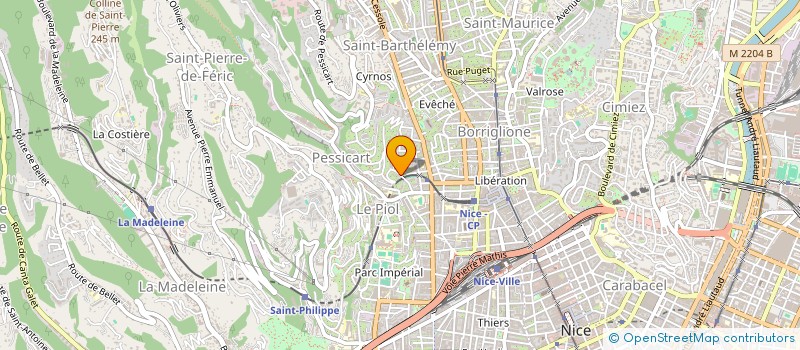 localisation de l'entreprise MONSIEUR ANDREI CONDURACHE à NICE