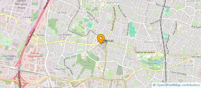 localisation de l'entreprise MONSIEUR ANDREI CORSAN  MERIGNAC