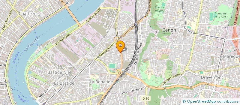 localisation de l'entreprise MONSIEUR ANDREI COZMA  BORDEAUX