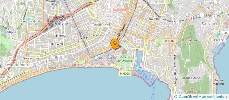 localisation de l'entreprise MONSIEUR ANDREI CRISTEA à NICE