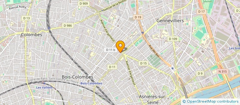 localisation de l'entreprise MONSIEUR ANDREI DODON à BOIS-COLOMBES