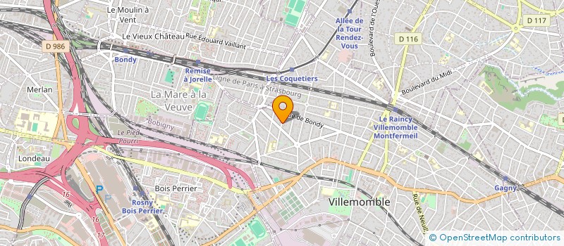 localisation de l'entreprise MONSIEUR ANDREI DONCILA à VILLEMOMBLE