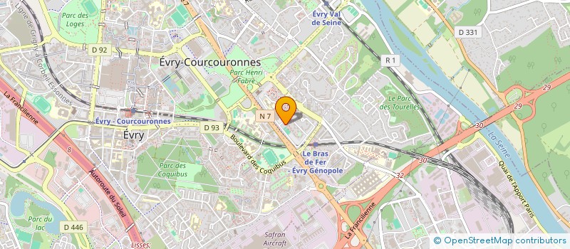 localisation de l'entreprise MONSIEUR ANDREI FRASENIUC à EVRY-COURCOURONNES
