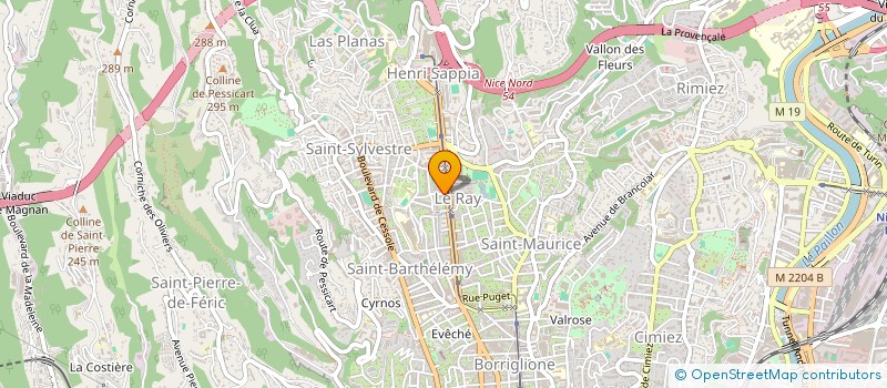 localisation de l'entreprise MONSIEUR ANDREI GORGOS à NICE