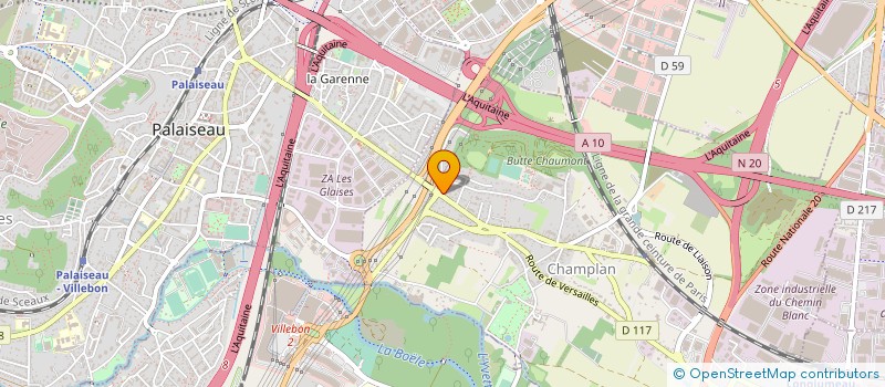 localisation de l'entreprise MONSIEUR ANDREI GURAU  CHAMPLAN