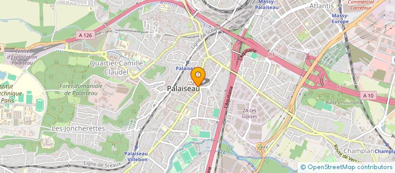 localisation de l'entreprise MONSIEUR ANDREI GUTU  PALAISEAU