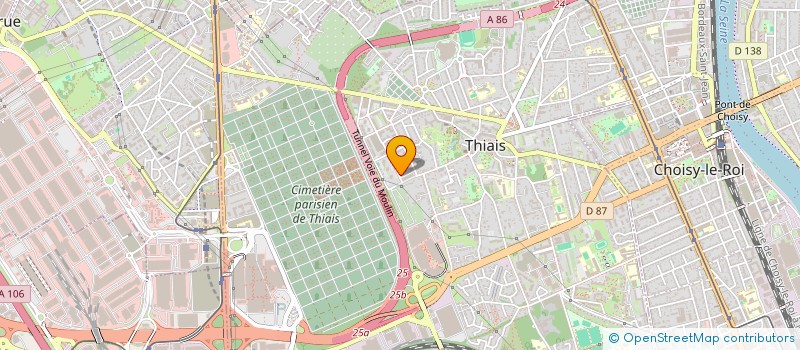 localisation de l'entreprise MONSIEUR ANDREI KOZAK  THIAIS