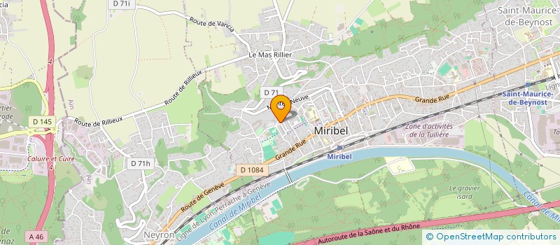 localisation de l'entreprise MONSIEUR ANDREI-MARIAN TINCU  MIRIBEL