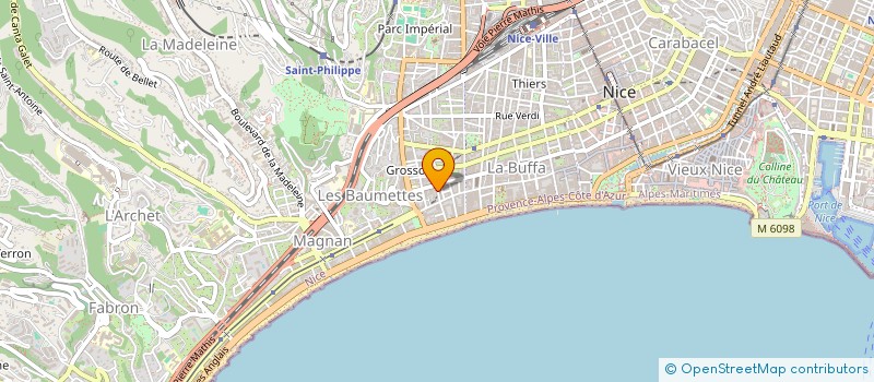 localisation de l'entreprise MONSIEUR ANDREI MASCA à NICE