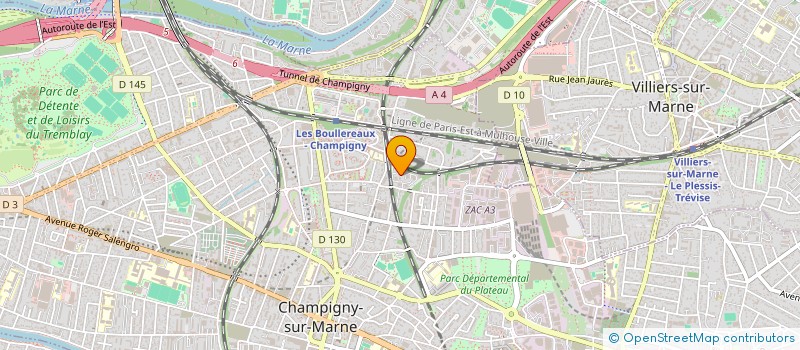 localisation de l'entreprise MONSIEUR ANDREI NEDELCO à CHAMPIGNY-SUR-MARNE