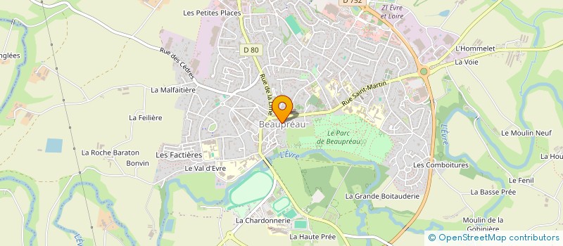 localisation de l'entreprise MONSIEUR ANDREI PARASCHIV à BEAUPREAU-EN-MAUGES