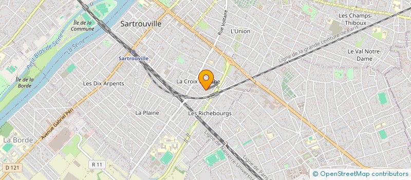 localisation de l'entreprise MONSIEUR ANDREI PINTEAC à SARTROUVILLE