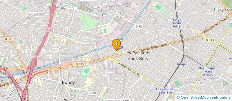 localisation de l'entreprise MONSIEUR ANDREI PLAMADEALA  LES PAVILLONS-SOUS-BOIS