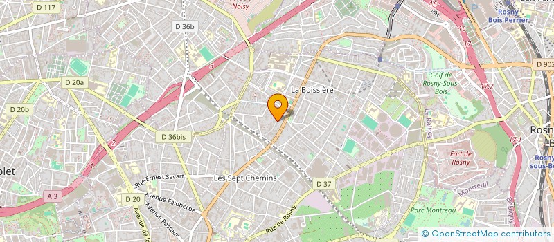 localisation de l'entreprise MONSIEUR ANDREI PROCA à MONTREUIL