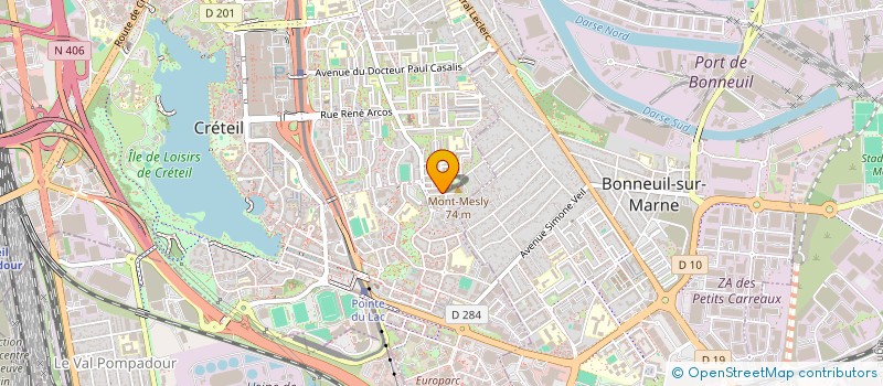 localisation de l'entreprise MONSIEUR ANDREI SACUIU  CRETEIL