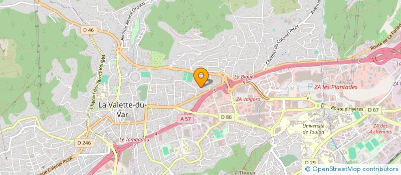 localisation de l'entreprise MONSIEUR ANDREI SANDU à LA VALETTE-DU-VAR