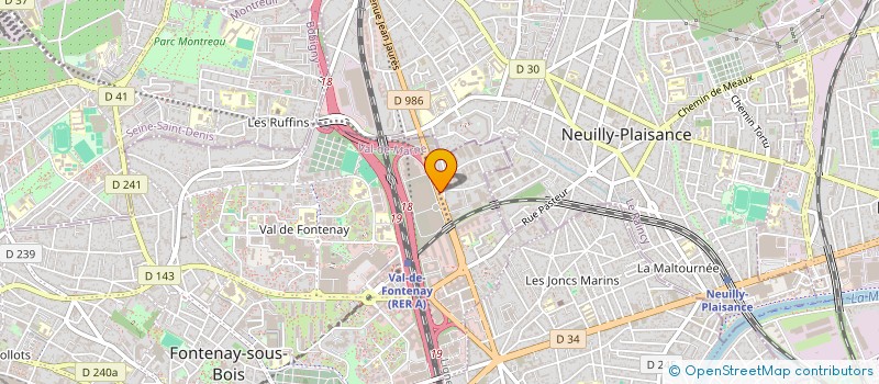 localisation de l'entreprise MONSIEUR ANDREI SCOFARI  FONTENAY-SOUS-BOIS