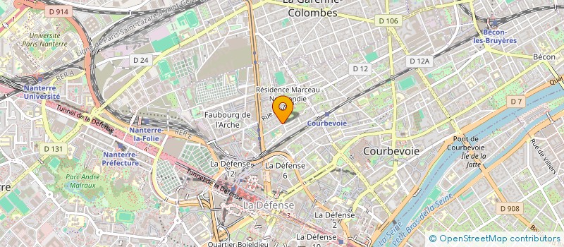 localisation de l'entreprise MONSIEUR ANDREI SERBAN à COURBEVOIE