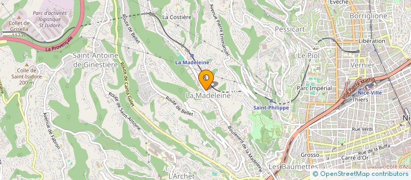 localisation de l'entreprise MONSIEUR ANDREI SIRBU à NICE