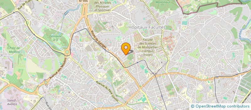 localisation de l'entreprise MONSIEUR ANDREI SOUVANNASOUCK à MONTPELLIER