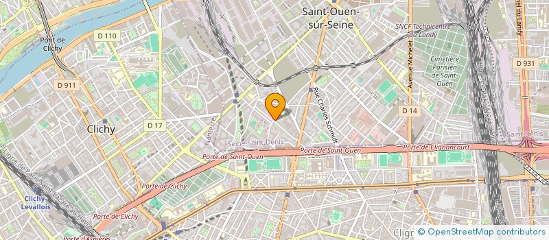 localisation de l'entreprise MONSIEUR ANDREI SPINU à SAINT-OUEN-SUR-SEINE