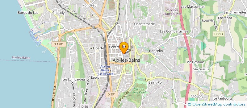 localisation de l'entreprise MONSIEUR ANDREI TABARA  AIX-LES-BAINS