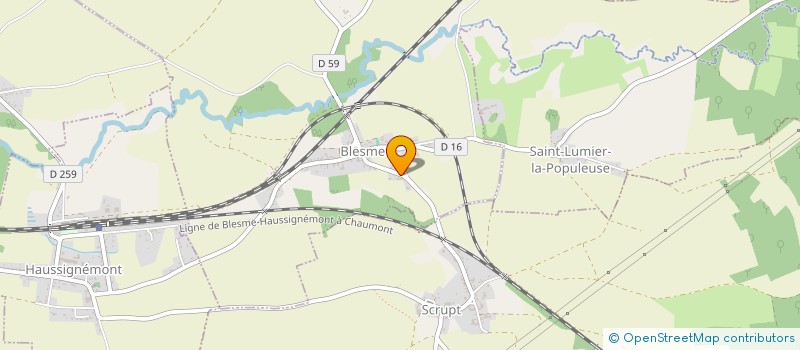 localisation de l'entreprise MONSIEUR ANDREI TIMPEU  BLESME