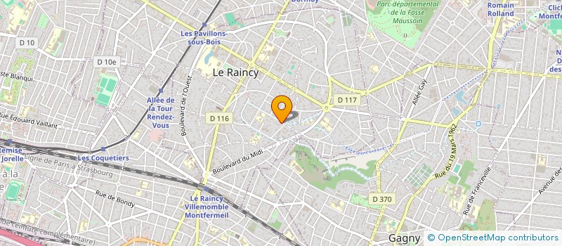 localisation de l'entreprise MONSIEUR ANDREI VARZARI à LE RAINCY