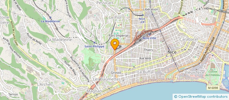 localisation de l'entreprise MONSIEUR ANDREI VASILACHE à NICE