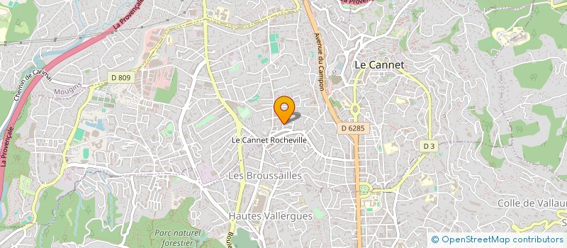 localisation de l'entreprise MONSIEUR ANDREI VELINICER à LE CANNET