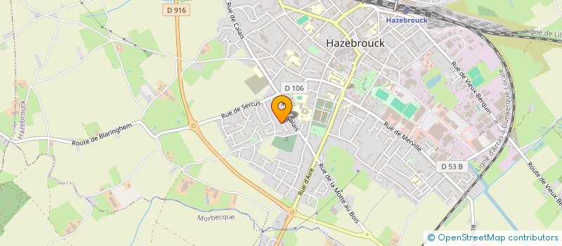 localisation de l'entreprise MONSIEUR ANDREI-VICTOR COSTAS à HAZEBROUCK