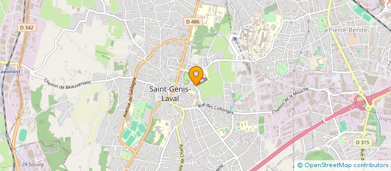 localisation de l'entreprise MONSIEUR ANDREI ZAITSEV  SAINT-GENIS-LAVAL