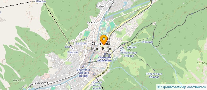 localisation de l'entreprise MONSIEUR ANDREI ZOVACZKI  CHAMONIX-MONT-BLANC