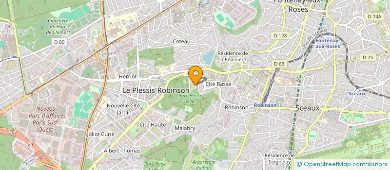 localisation de l'entreprise MONSIEUR ANDREJ PETKOVIC  LE PLESSIS-ROBINSON