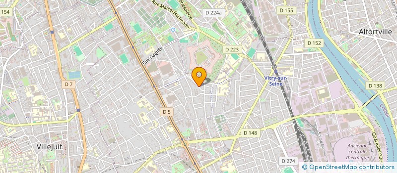localisation de l'entreprise MONSIEUR ANDREJA VUJCIC à VITRY-SUR-SEINE