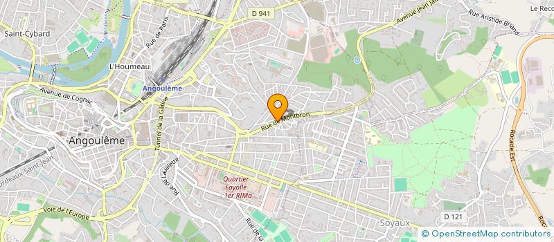 localisation de l'entreprise MONSIEUR ANDRELINO GODINHO SAIANDA à ANGOULEME