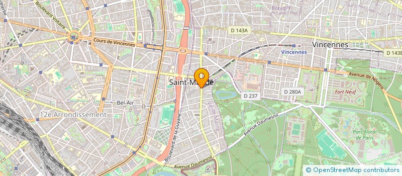 localisation de l'entreprise MONSIEUR ANDRES BOTELLO LASPRILLAS  SAINT-MANDE