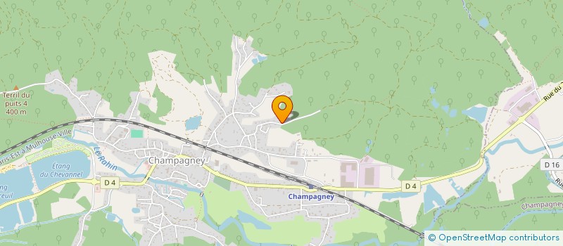 localisation de l'entreprise MONSIEUR ANDRES CAMOUS  CHAMPAGNEY