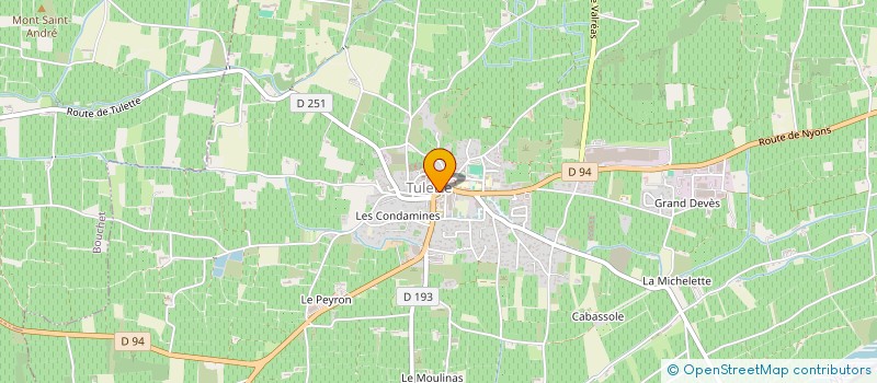 localisation de l'entreprise MONSIEUR ANDRES CEBALLOS FUENTES  TULETTE