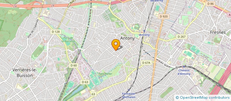 localisation de l'entreprise MONSIEUR ANDRES CHATAIN à ANTONY