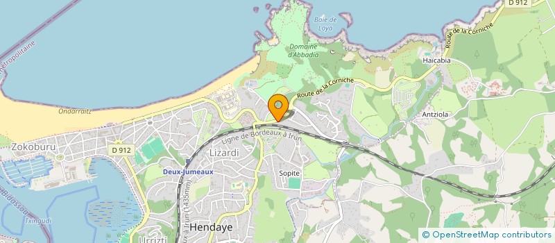 localisation de l'entreprise MONSIEUR ANDRES D'ACQUISTO LLAMA à HENDAYE