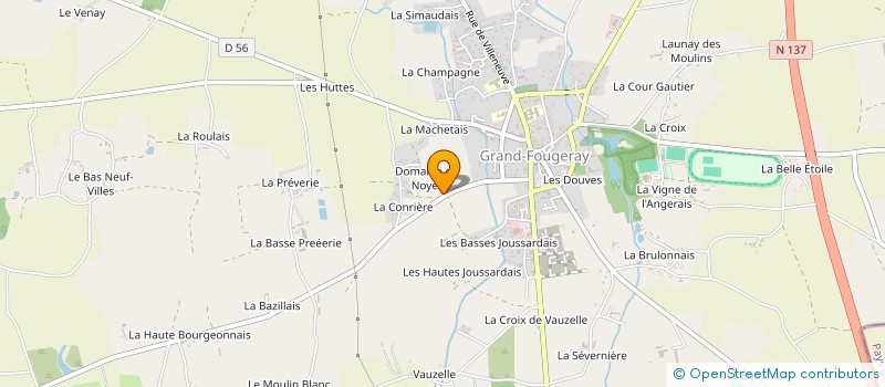 localisation de l'entreprise MONSIEUR ANDRES DESANTES DE MERGELINA  GRAND-FOUGERAY