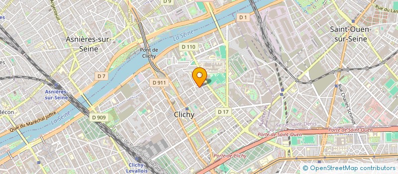 localisation de l'entreprise MONSIEUR ANDRES ESPINOZA PUENTE à CLICHY