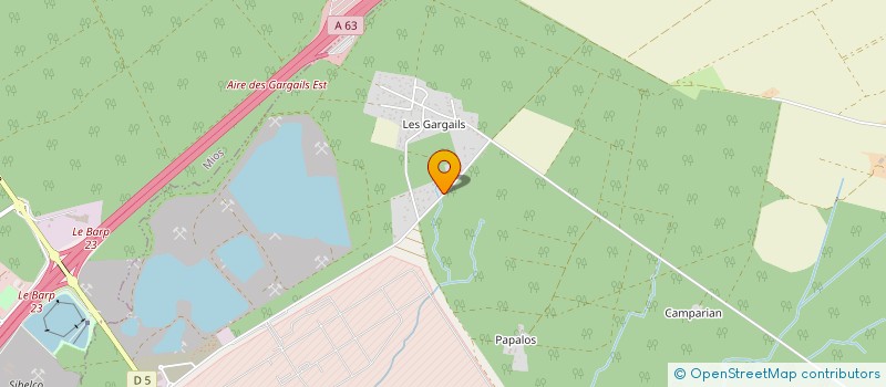 localisation de l'entreprise MONSIEUR ANDRES FELIPE RICO LOPEZ  LE BARP